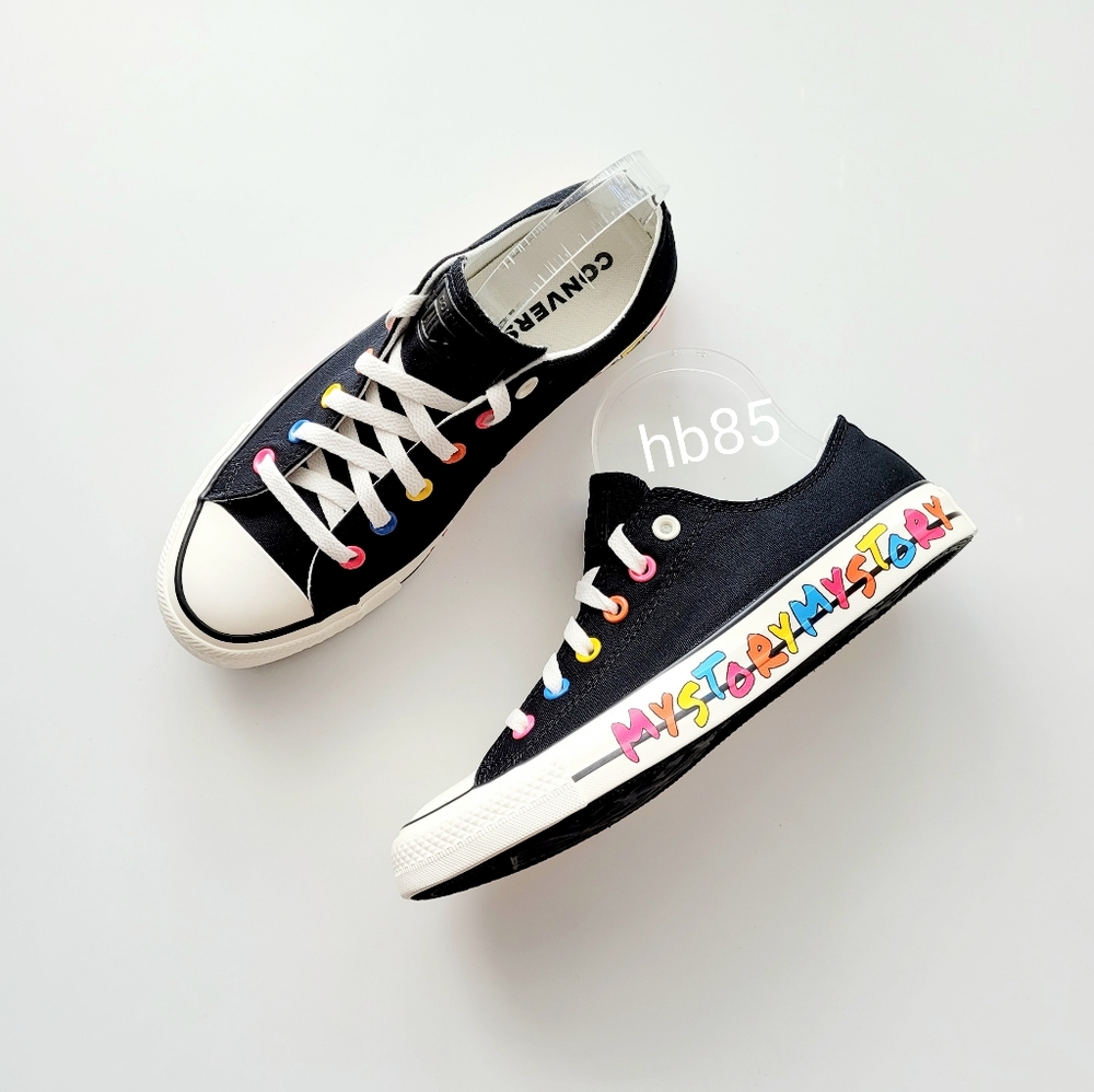 Converse CTAS OX Black Hyper Pink Egret Women's 12.5
